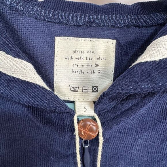 NEW Please Mom Navy Corduroy Dress - Picture 7 of 8